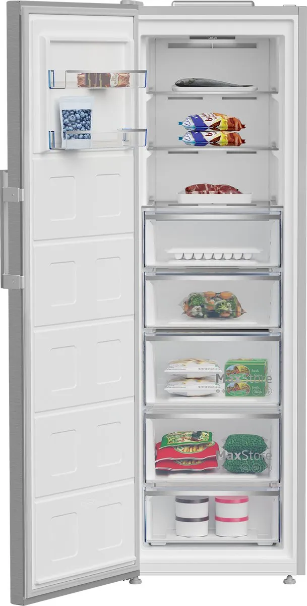 Beko B5RMFNE314X Vrieskast 286L - NoFrost - Wit