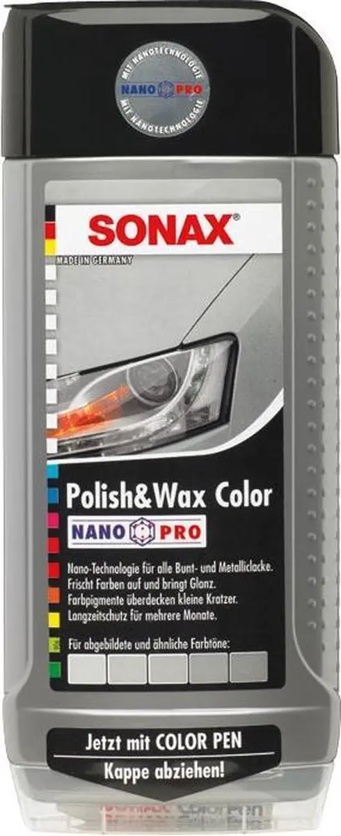 Sonax Polish + Wax Zilver/Grijs 500ml