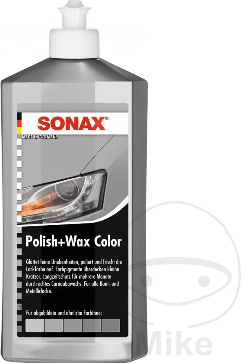 Sonax Polish + Wax Zilver/Grijs 500ml