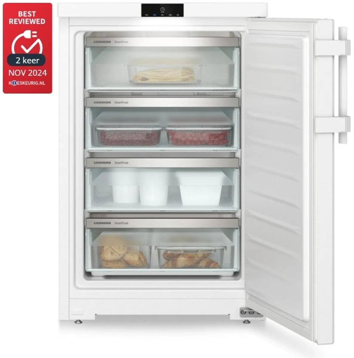 Liebherr FC 1404-20 Vriezer 107L - 4 Vakken - 7,5 Kg/24u - Wit