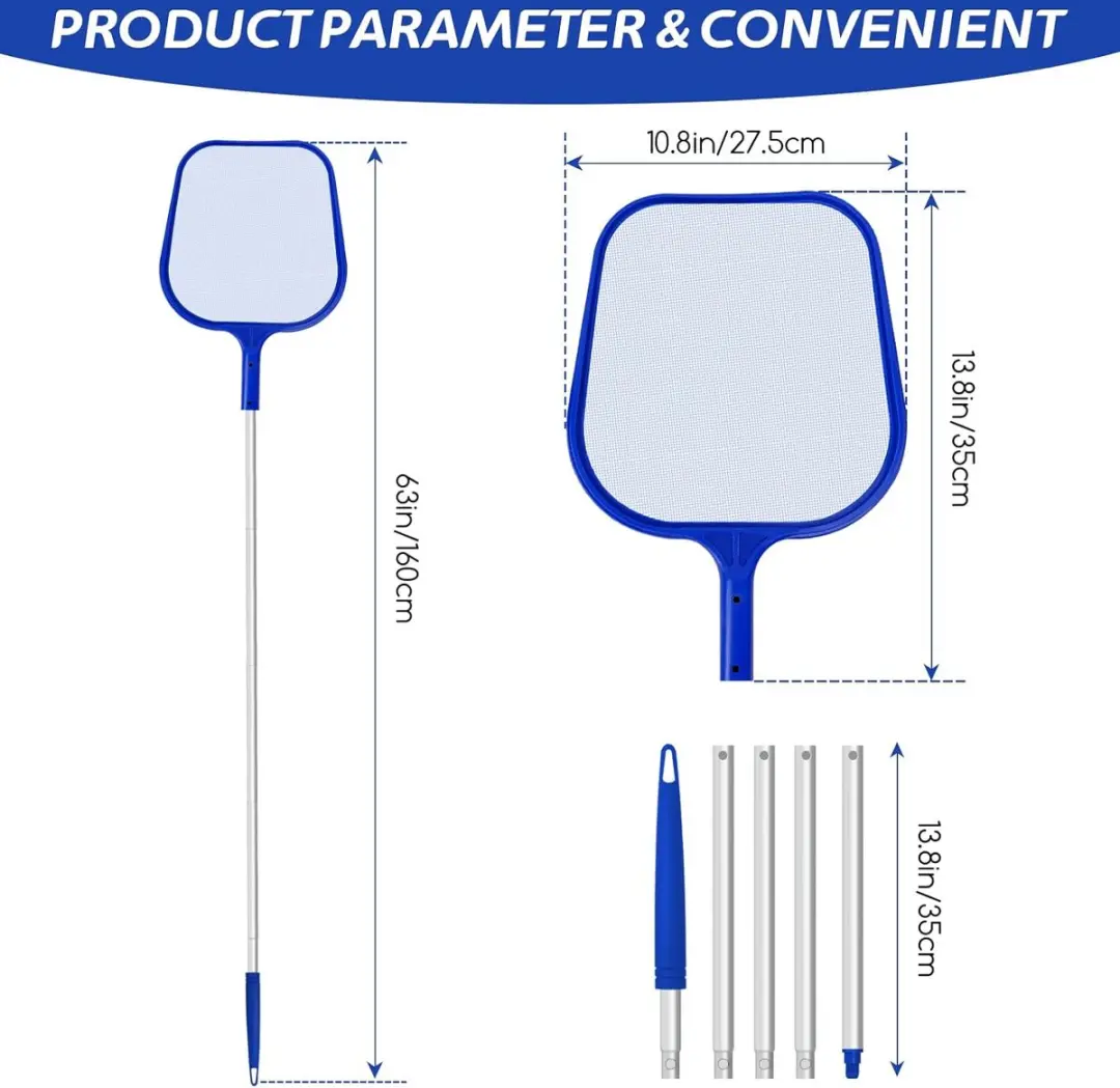 Bestway Vijverschepnet 120cm - Fijnmazig Blauw - afbeelding 4 van 6