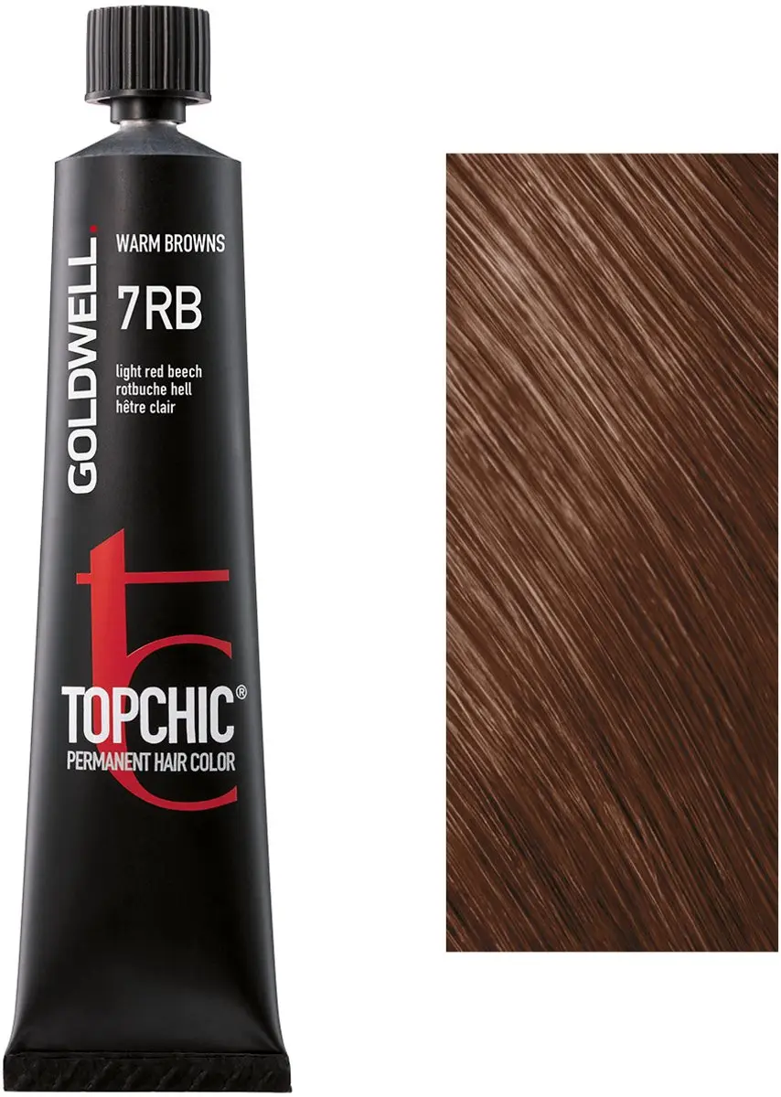 Goldwell Topchic Tube 60ml - 7RB Bruin Permanent