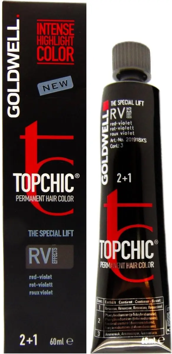 Goldwell Topchic Special Effects RV Haarverf 60ml - Permanent Rood Highlights