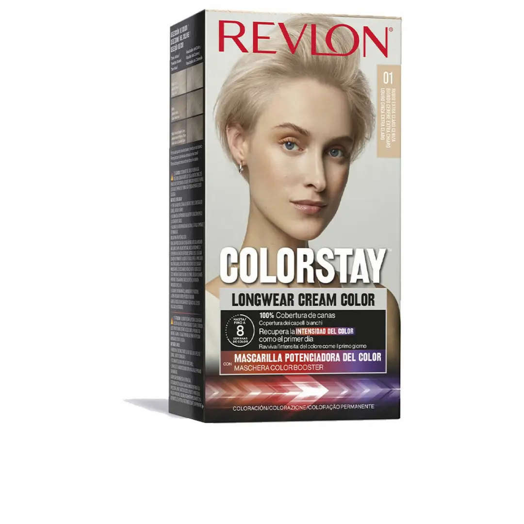 Revlon Colorstay Nº 001 Permanente Haarkleur Grijs 3ml