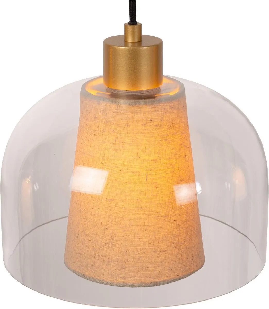 Lucide Gunhild Hanglamp 3xE27 Transparant