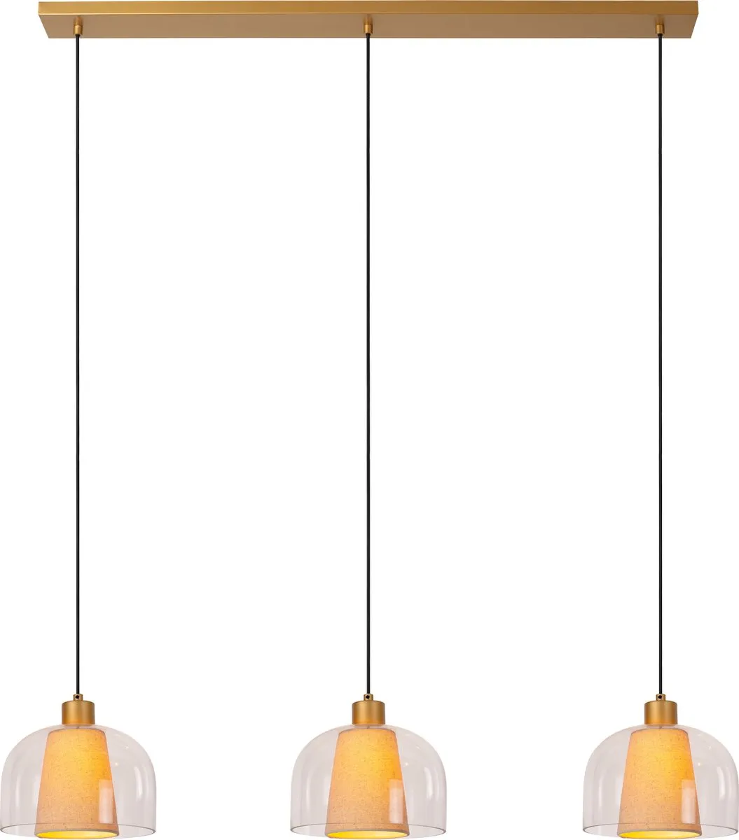 Lucide Gunhild Hanglamp 3xE27 Transparant