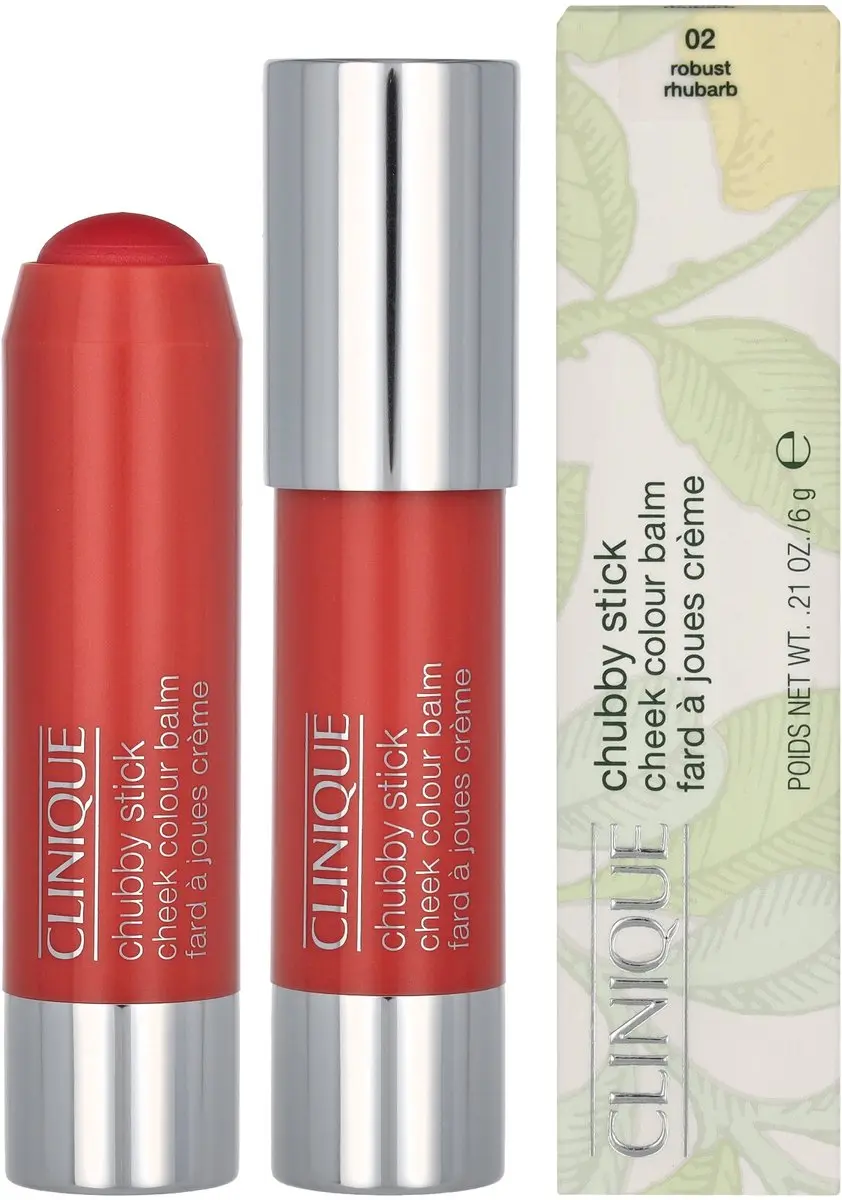 Clinique Chubby Stick Cheek Colour Balm 6g - Robust Rhubarb