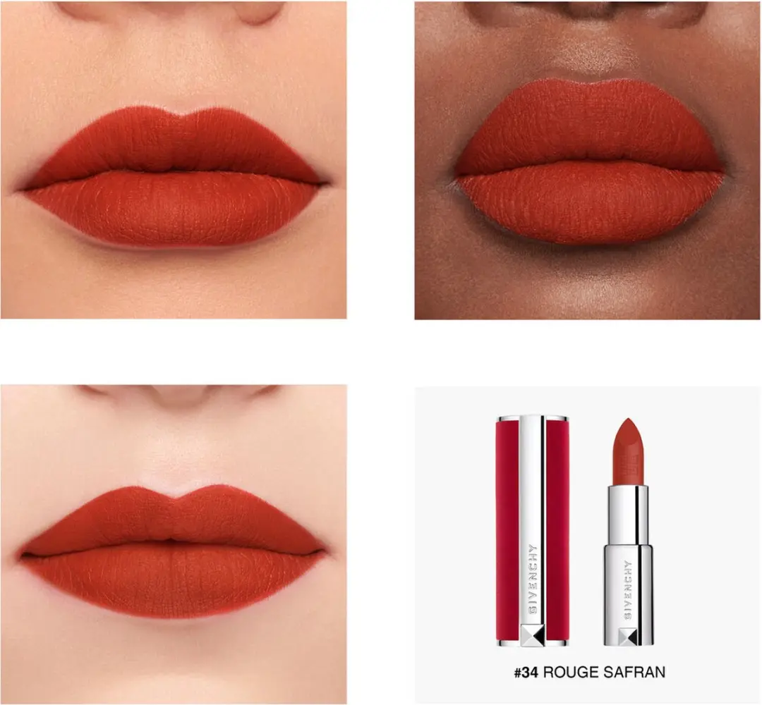 Givenchy Le Rouge Deep Velvet N34 Lipstick - 3.4ml - Rood