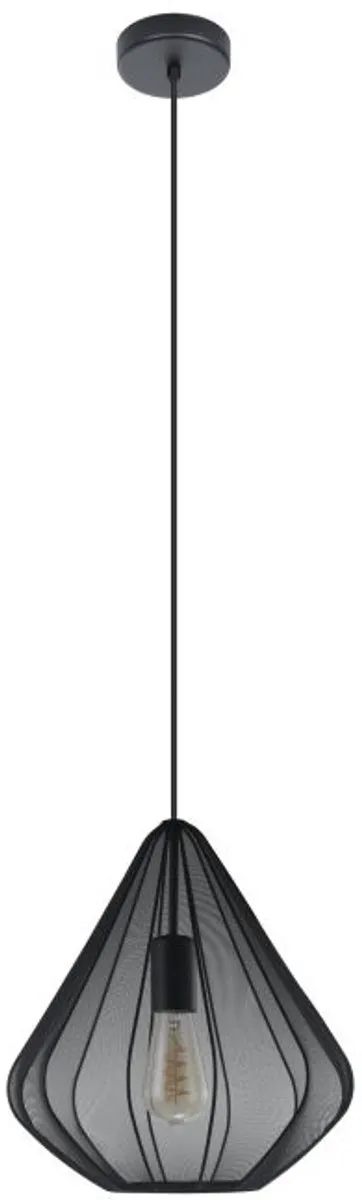 Eglo Dolwen Hanglamp E27 - Ø33,5cm - Zwart