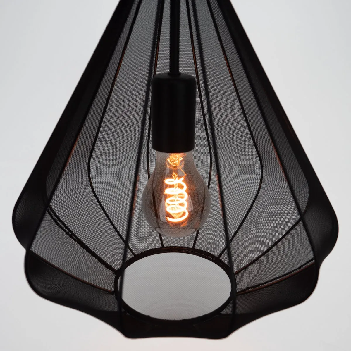 Eglo Dolwen Hanglamp E27 - Ø33,5cm - Zwart