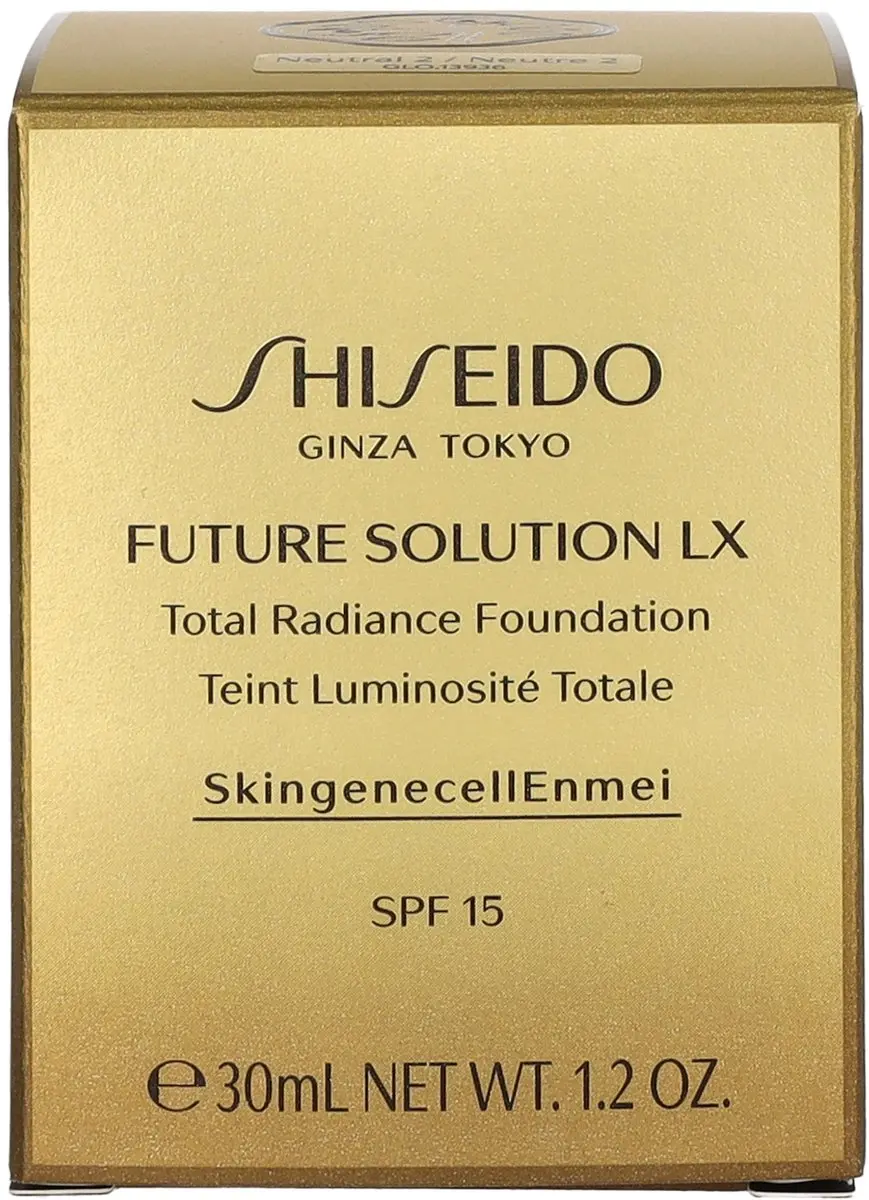 Shiseido Future Solution LX Total Radiance Foundation 30ml - 2 NEUTRAL