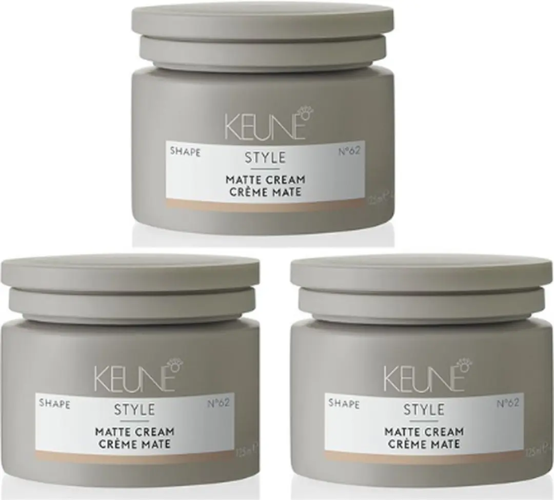 Keune Style Matte Cream Stylingcrème - 3x125ml