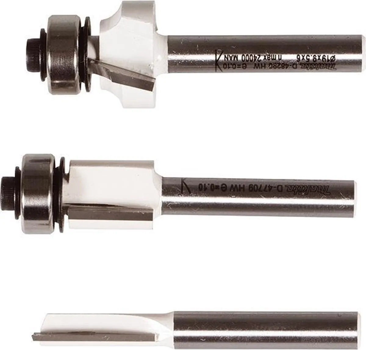 Makita D-53338 Frezenset 3 Stuks 6mm