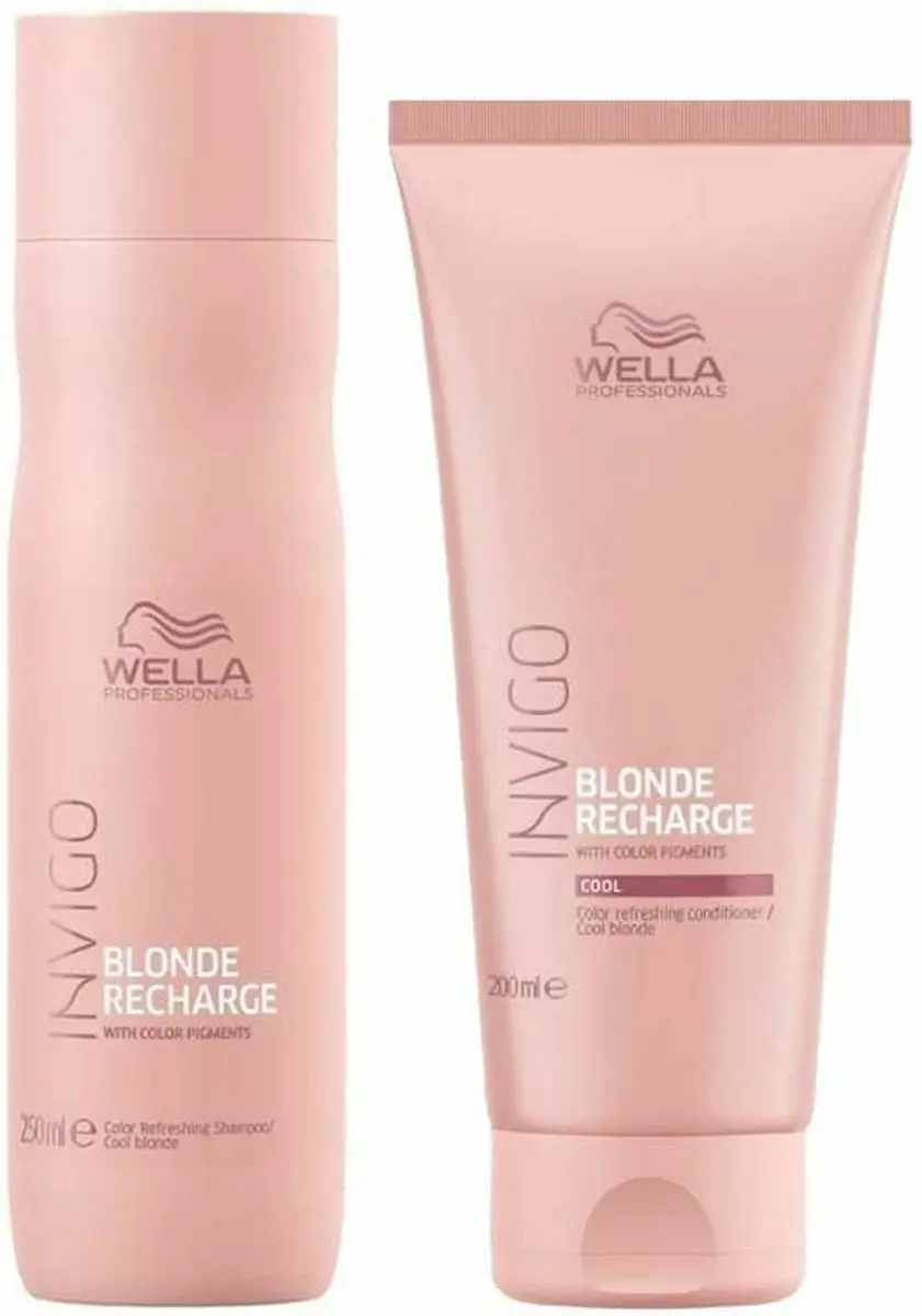 Wella Professionals Invigo Color Recharge Cool Blond Shampoo & Conditioner - 500ml