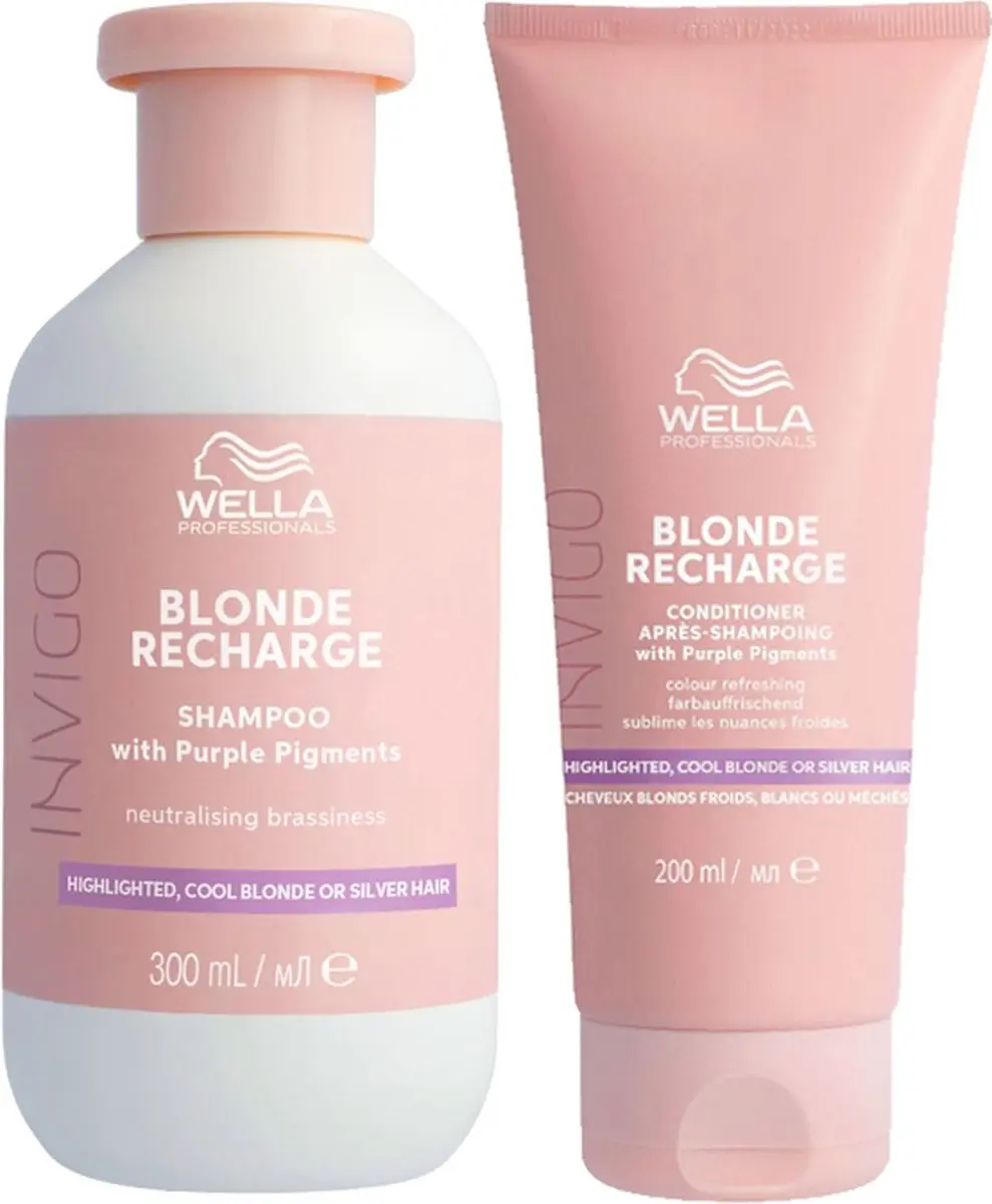 Wella Professionals Invigo Color Recharge Cool Blond Shampoo & Conditioner