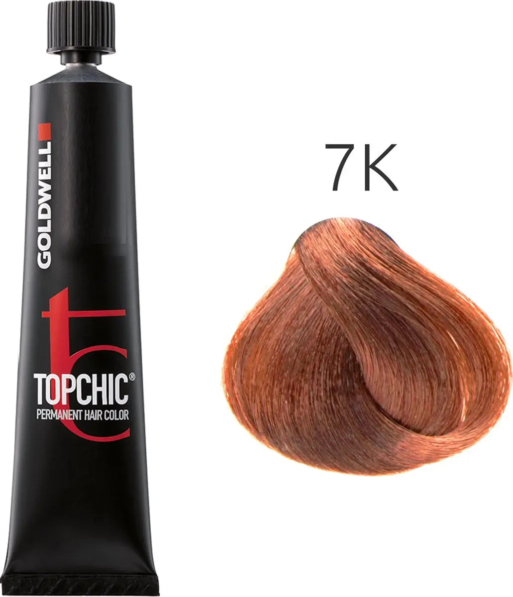 Goldwell Topchic Tube 7K - 60ml Permanent Haarkleur Bruin