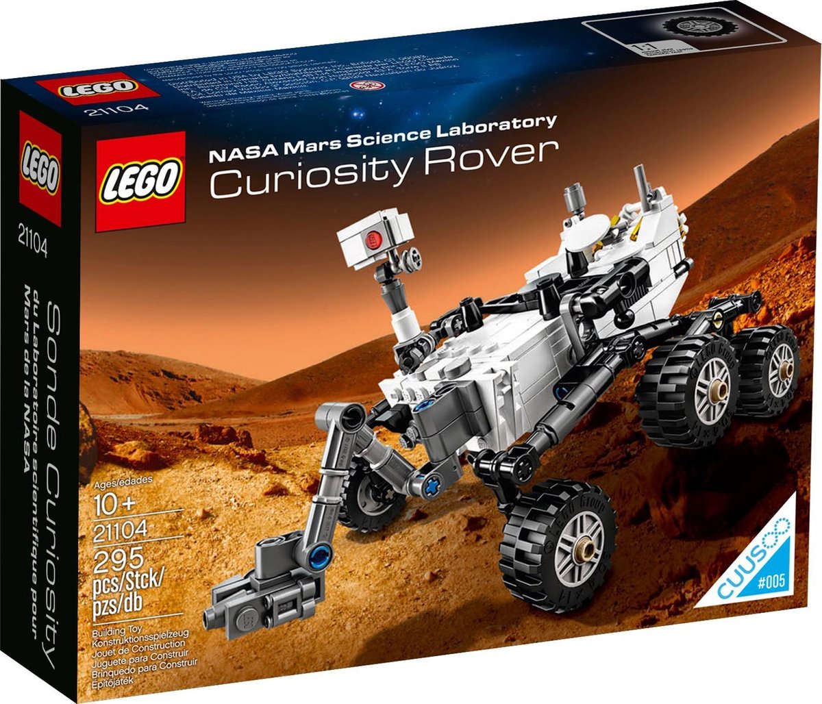 LEGO 21104 NASA Mars Science Laboratory Curiosity Rover
