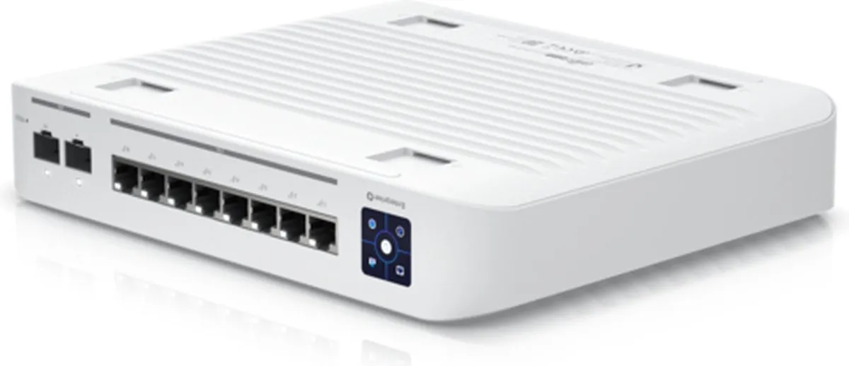 Ubiquiti UniFi USW-Enterprise-8-PoE 8-Poorts Managed Switch - Wit