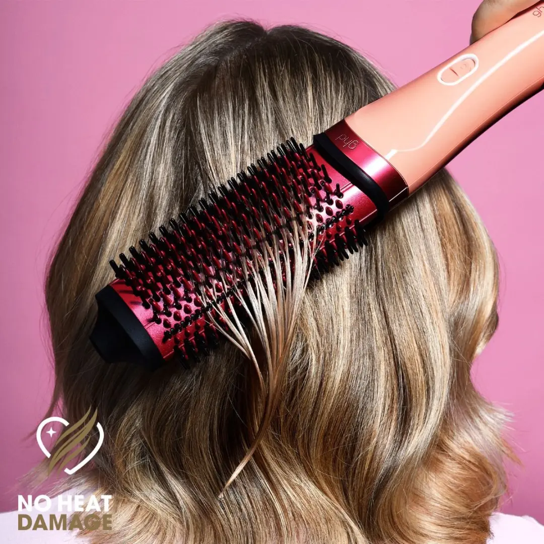 GHD Duet Blowdry 2-in-1 Hot Air Brush Jelly Collection - Perzik/Rozig
