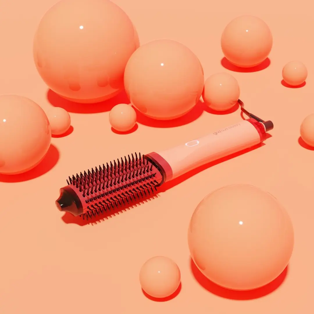 GHD Duet Blowdry 2-in-1 Hot Air Brush Jelly Collection - Perzik/Rozig