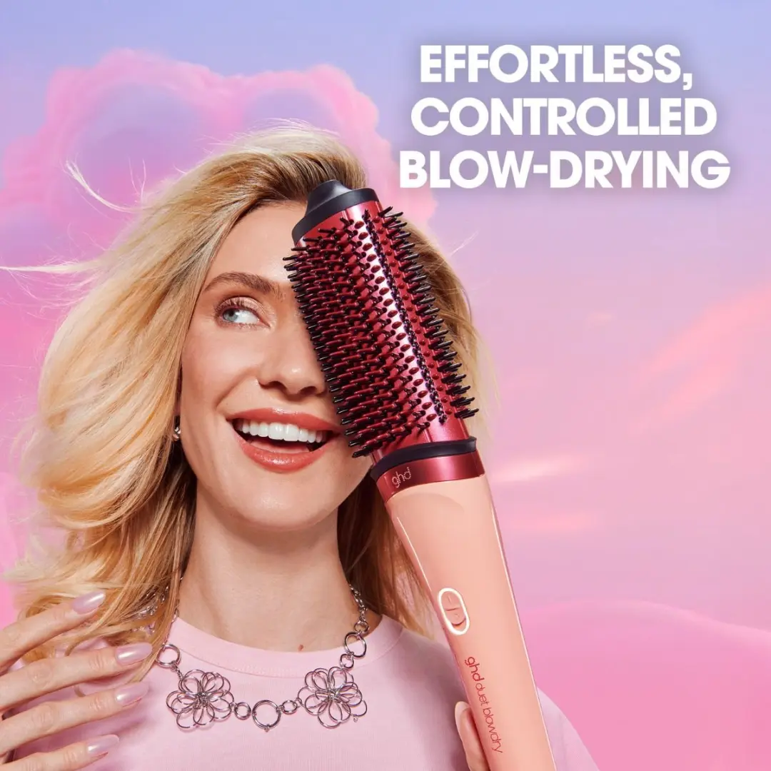GHD Duet Blowdry 2-in-1 Hot Air Brush Jelly Collection - Perzik/Rozig