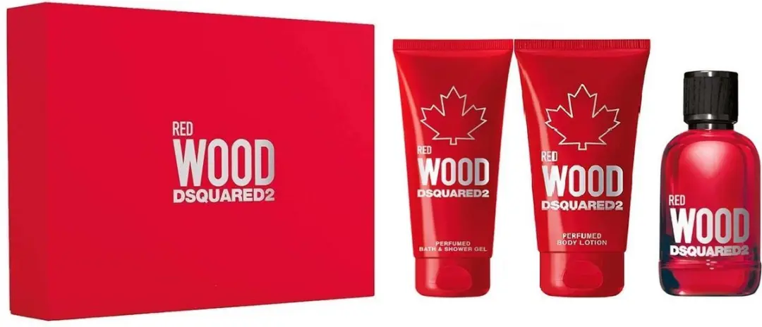 Dsquared2 Red Wood Giftset EDT 50ml - 150ml