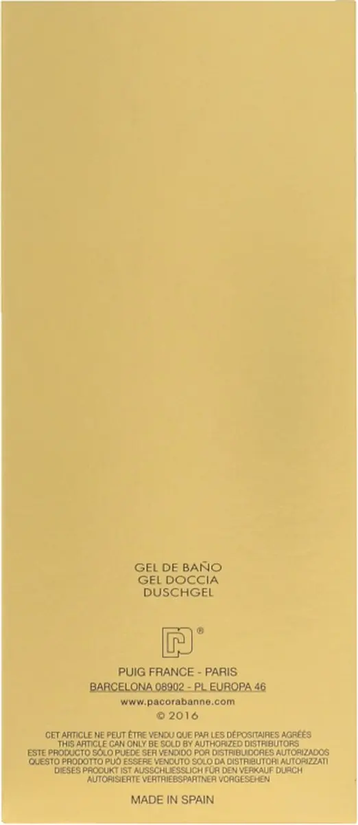 Paco Rabanne One Million Douchgel 150ml - afbeelding 6 van 6