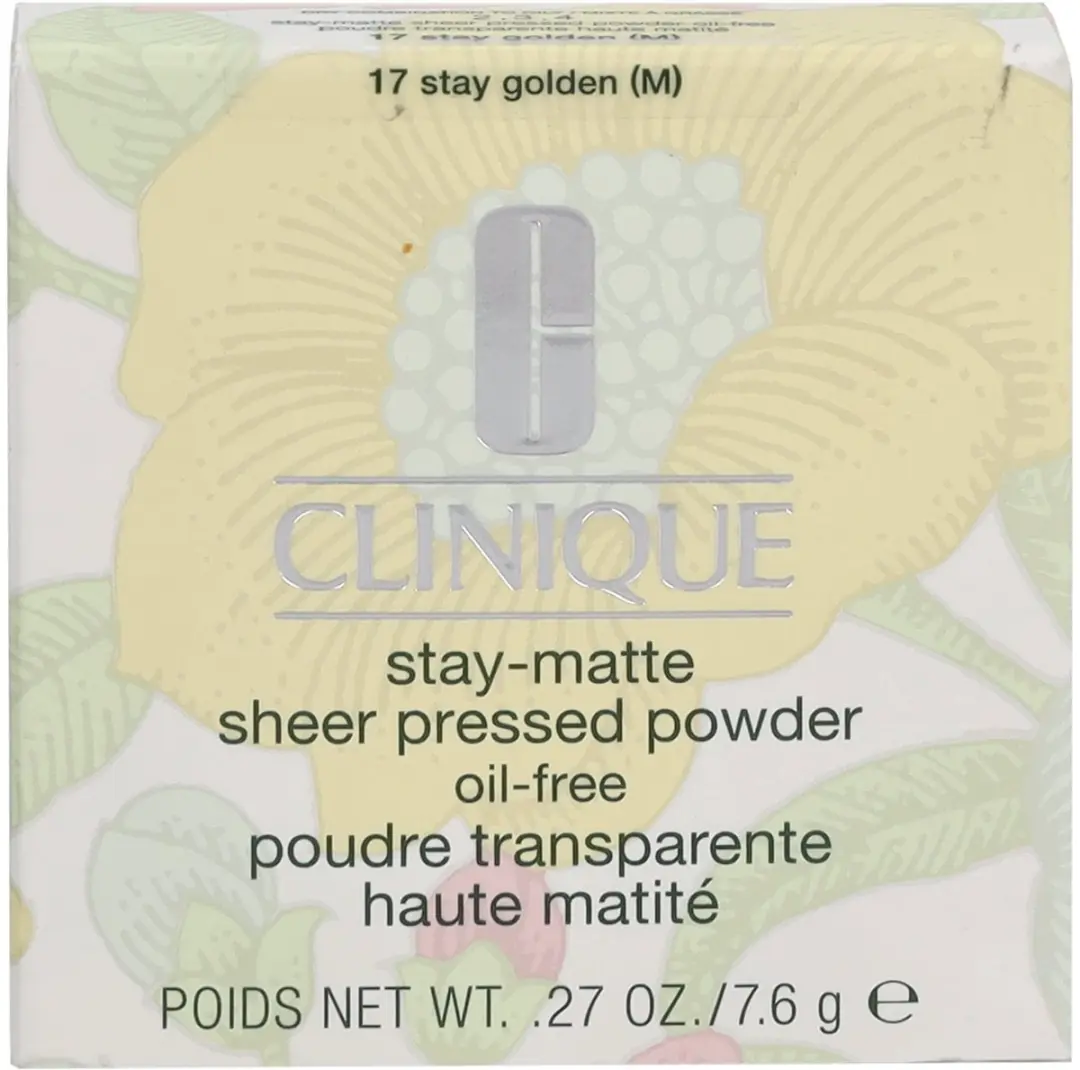 Clinique Stay-Matte Sheer Pressed Powder 17 Stay Golden - 7.6 g