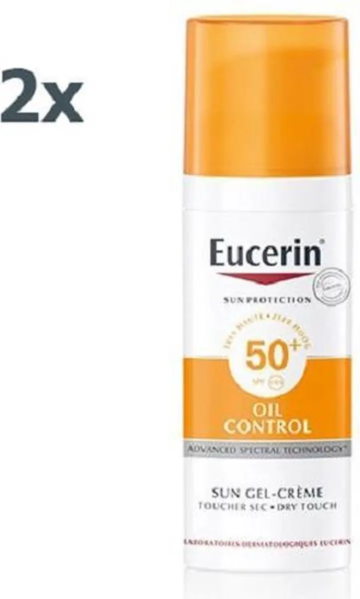 Eucerin Sun Oil Control Gel-Crème SPF 50+ - 2x50ml