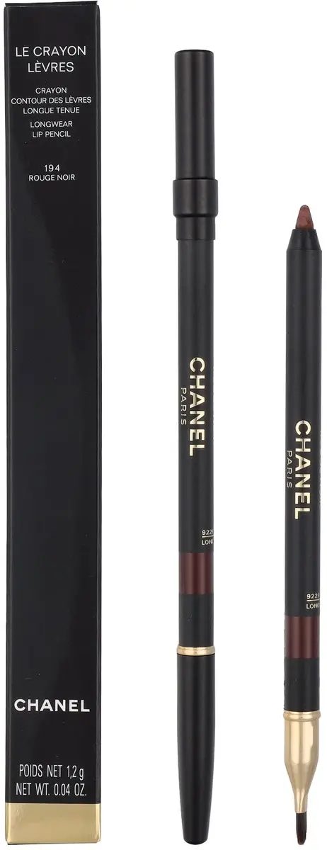 Chanel Le Crayon Levres Longwear Lip Pencil 194 Rouge Noir