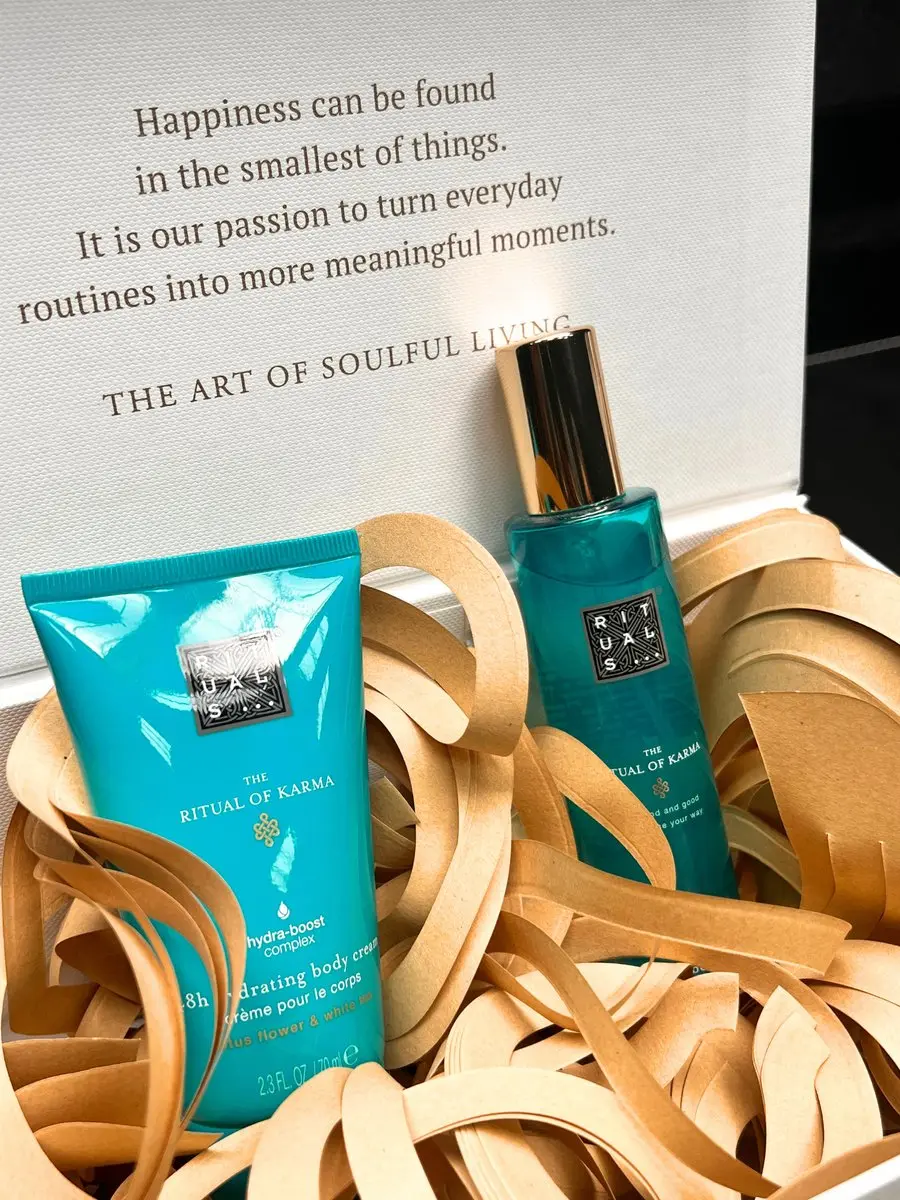 Rituals Karma Geschenkset - Hair&Body Mist 50ml + Body Cream 70ml - 120ml
