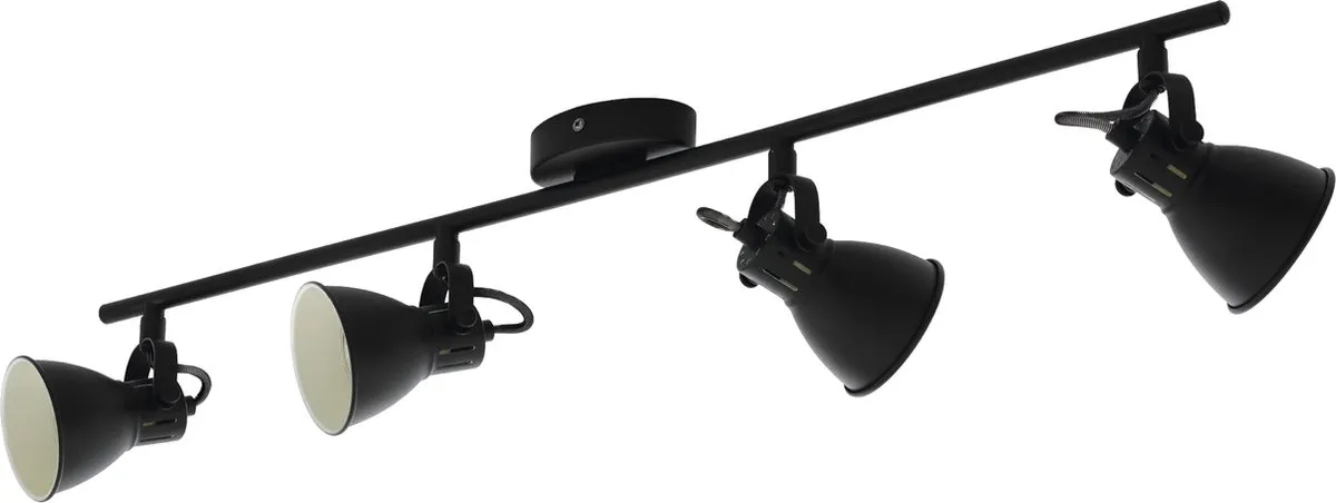 Eglo Seras 2 Spot - 4x GU10 - 77cm - Zwart