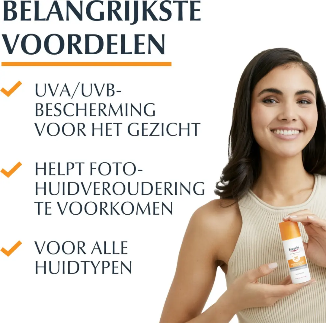 Eucerin Sun Photoaging Control Fluid Zonnebrand Gezicht SPF 50 - 50ml