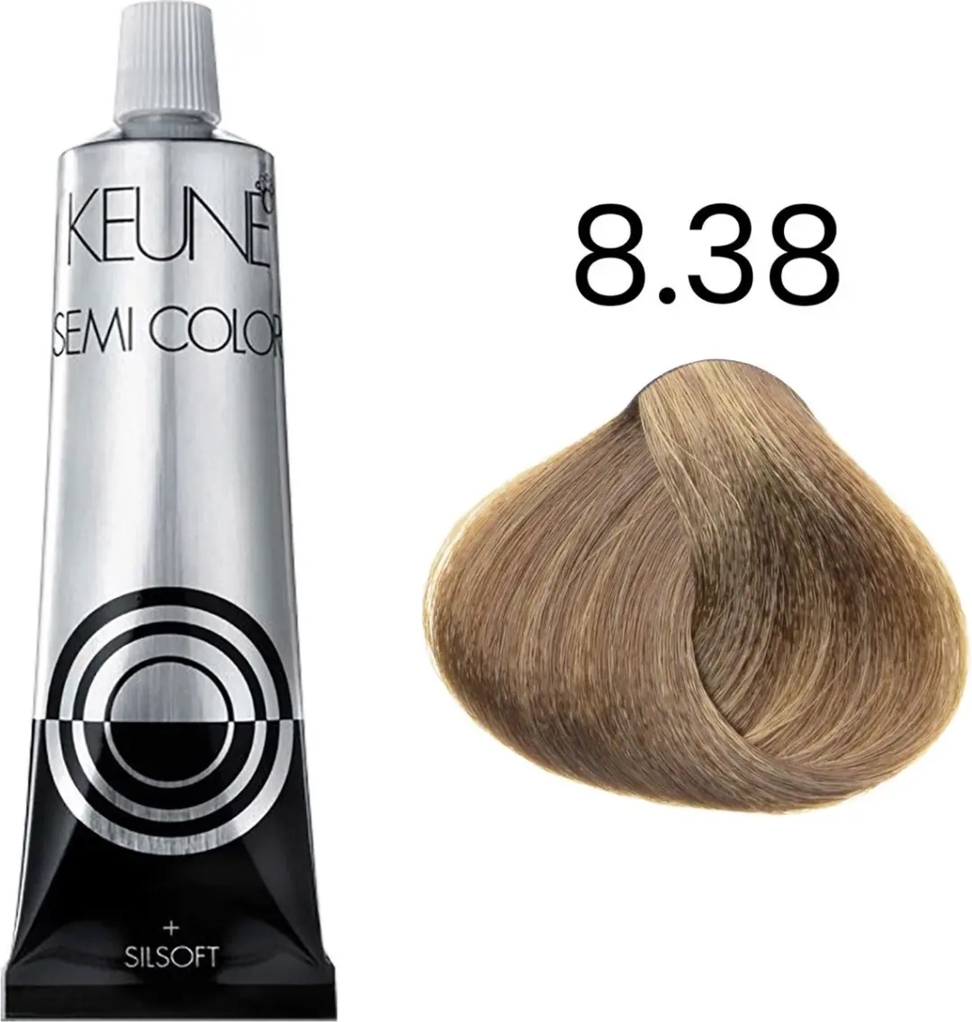 Keune Semi Color 8.38 Zwart - 60ml