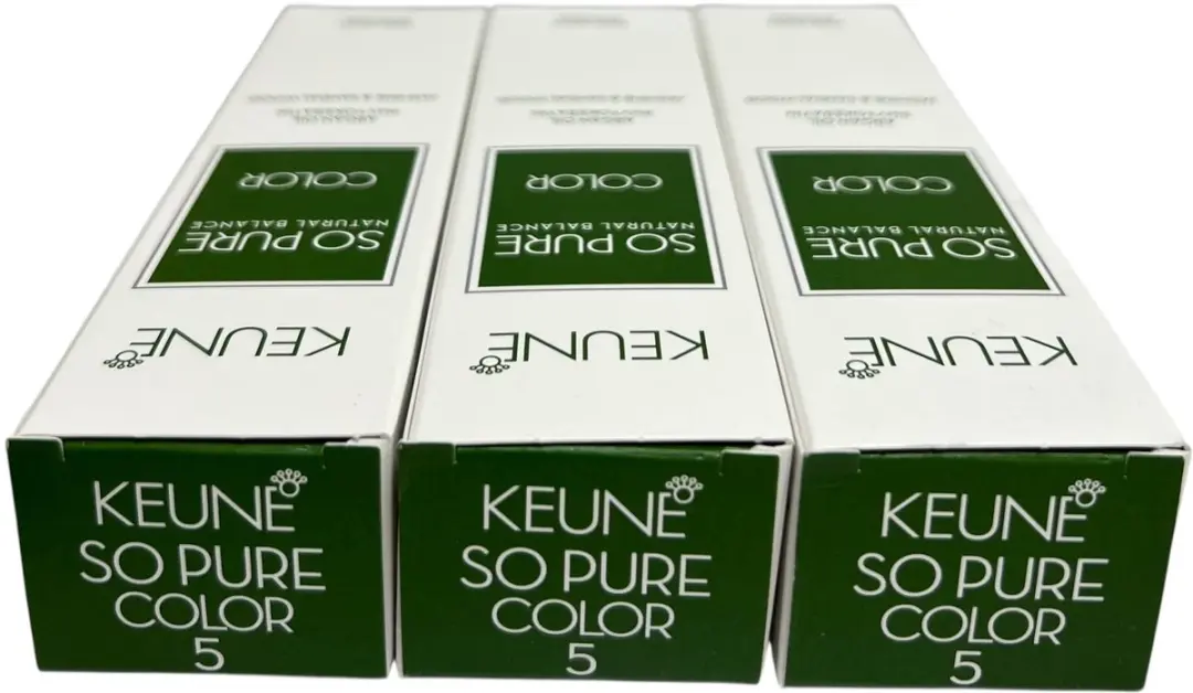Keune So Pure Haarverf 5 Lichtbruin - 180ml (3x60ml)