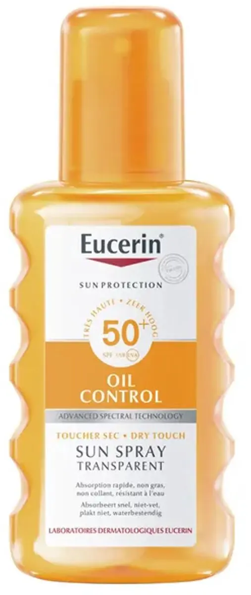Eucerin Oil Control Dry Touch Transparant Sun Spray SPF 50+ 200ml