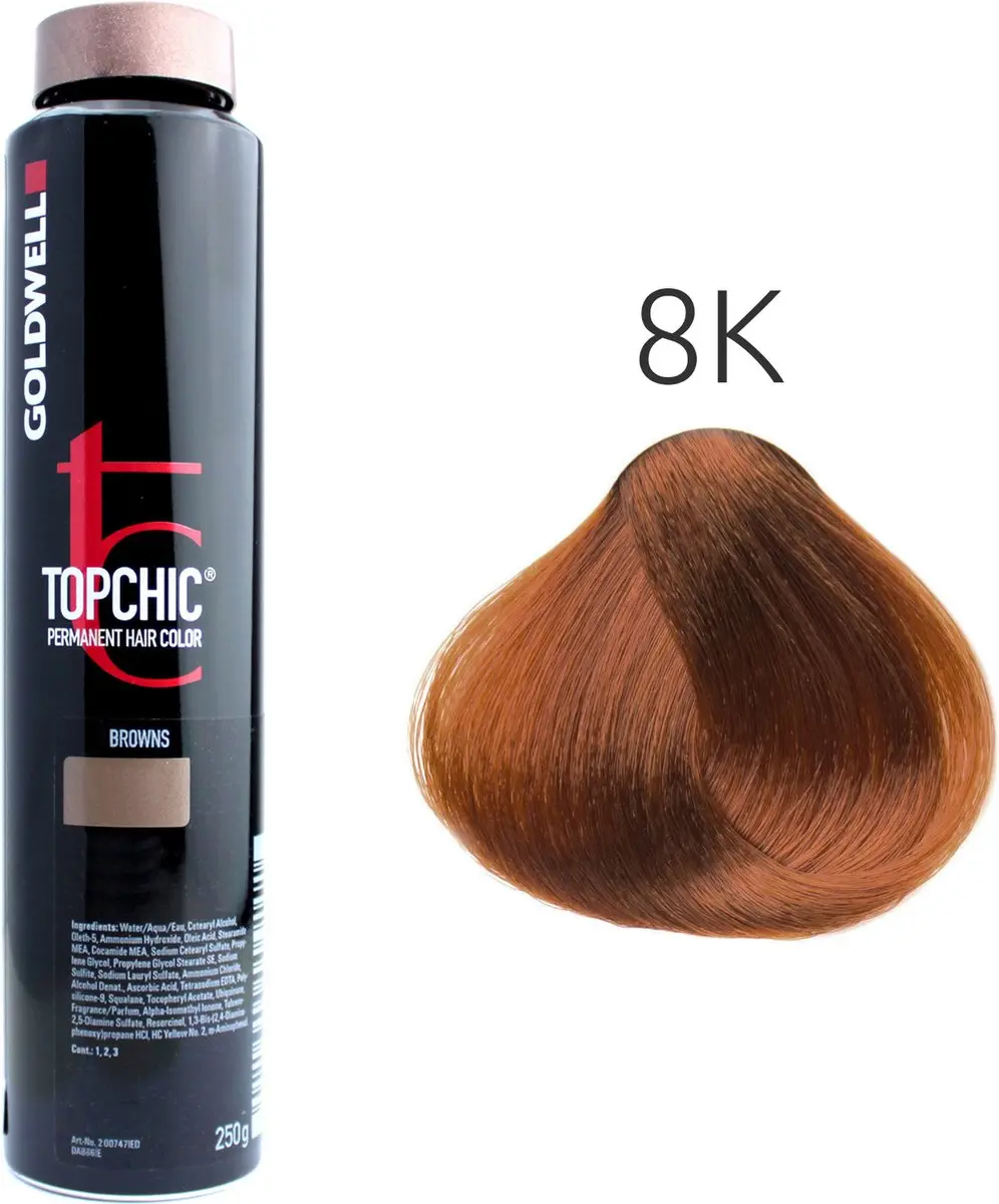 Goldwell Topchic Depot Bus 8-K Lichtblond Koper 250ml