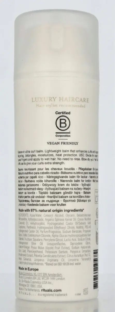Rituals Leave-In Ultra Curl Balm 150ml