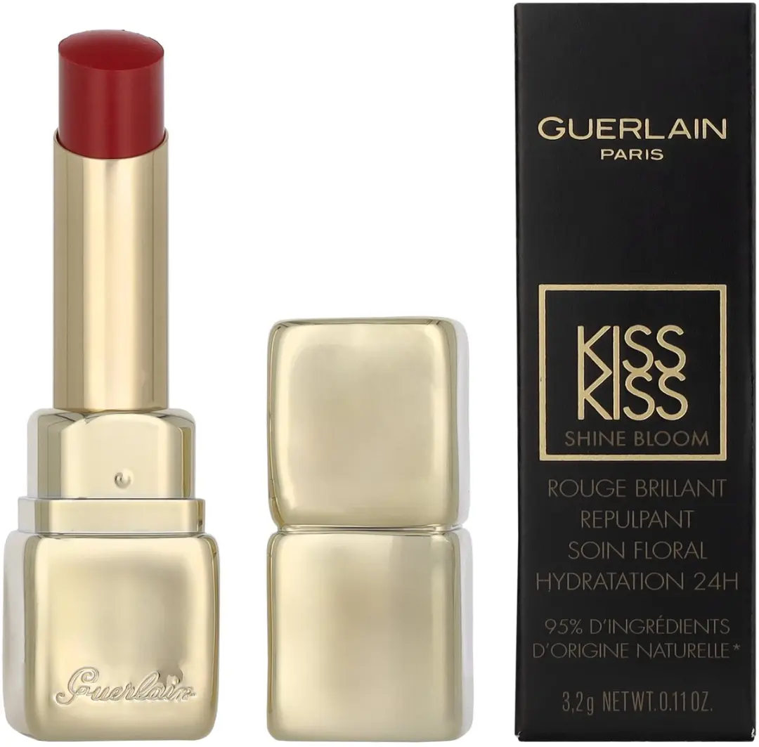 Guerlain Kiss Kiss Shine Bloom Lipstick 229 PETAL BLUSH - 3.2g - afbeelding 6 van 6