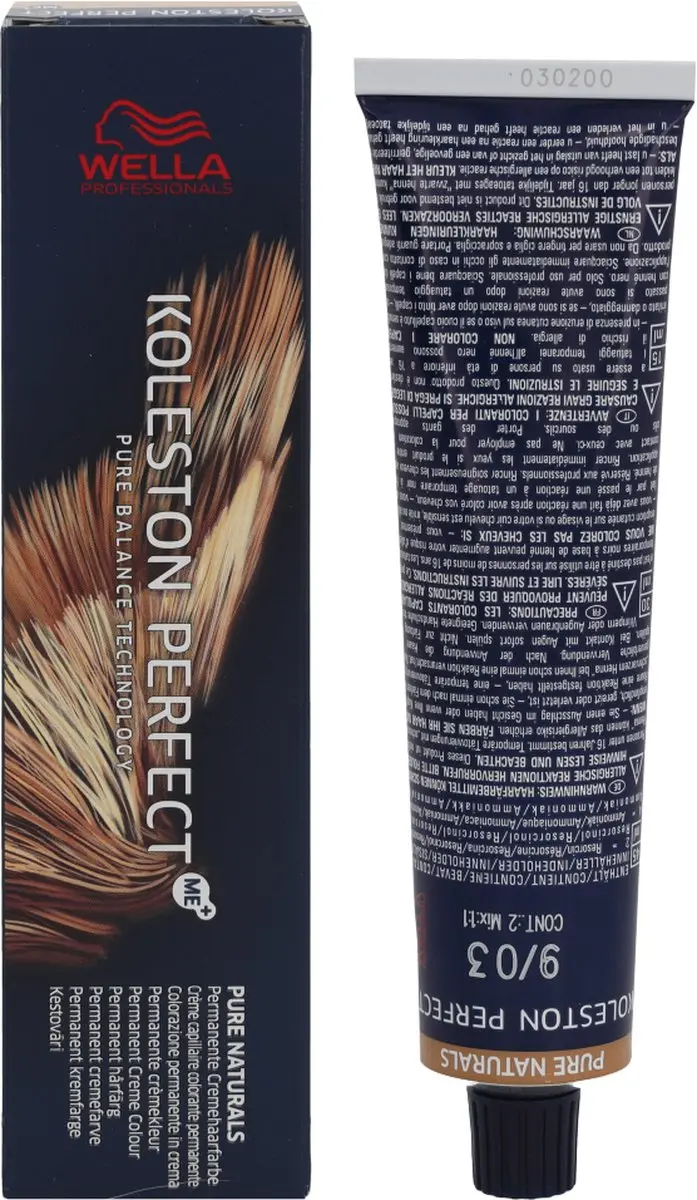 Wella Professionals Koleston Perfect Me+ 9/03 Haarverf 60ml