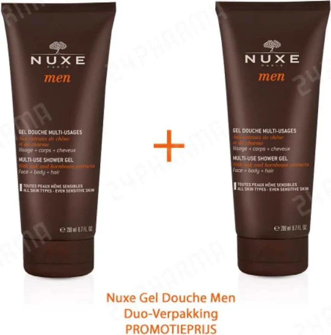 Nuxe Men Douchegel Duopack 2x200ml