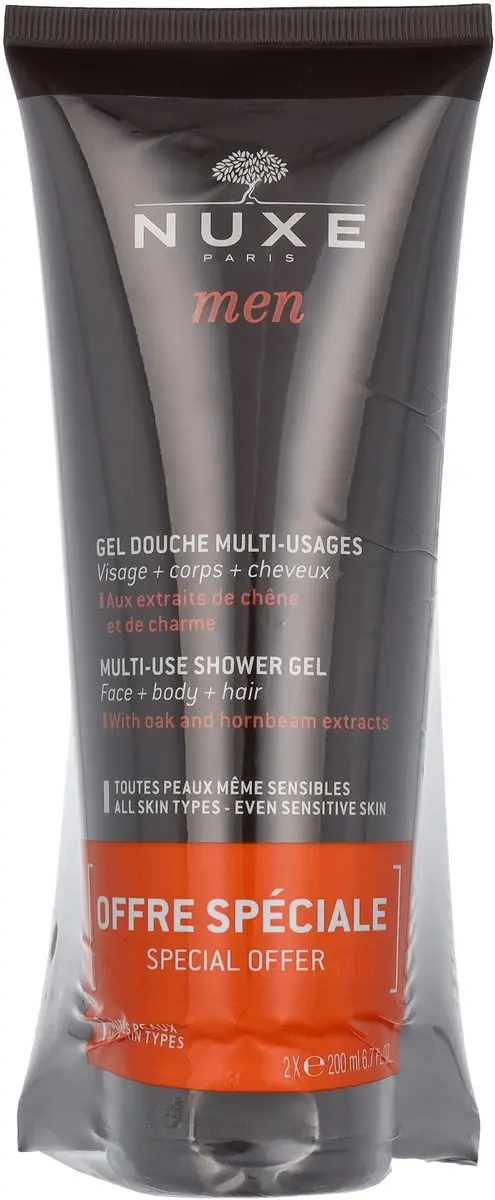 Nuxe Men Douchegel Duopack 2x200ml