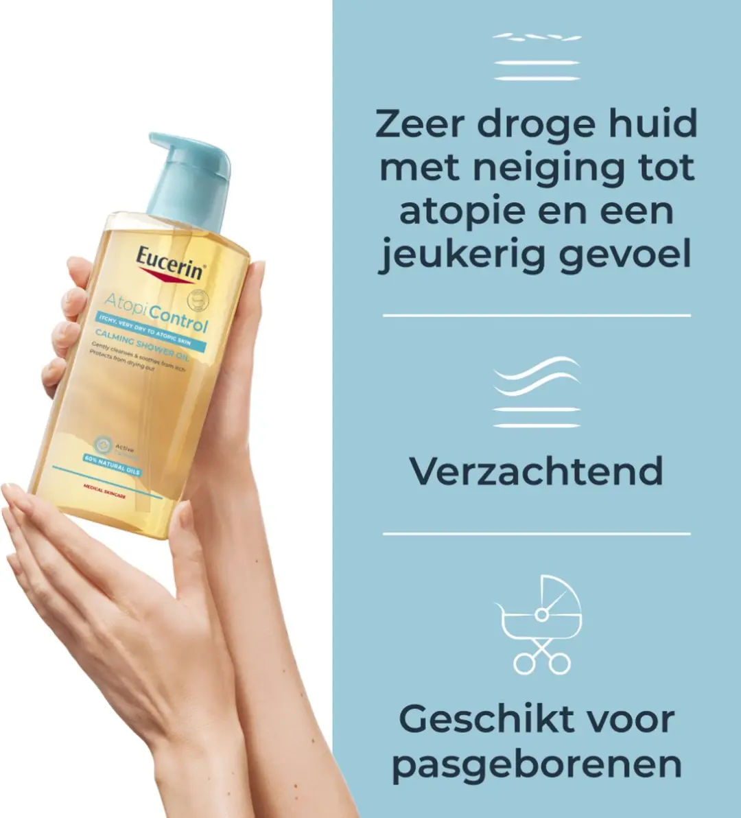 Eucerin AtopiControl Bad- en Doucheolie 400ml