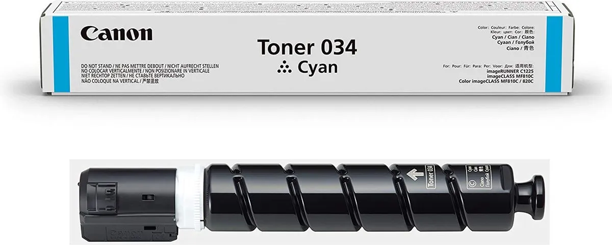 Canon 034 Cyan Tonercartridge 12000 Pagina's - 9453B001 - afbeelding 6 van 6