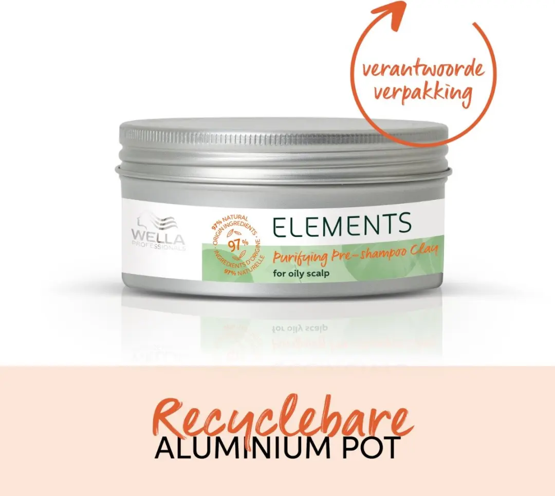 Wella Elements Purifying Pre-Shampoo Clay 225ml