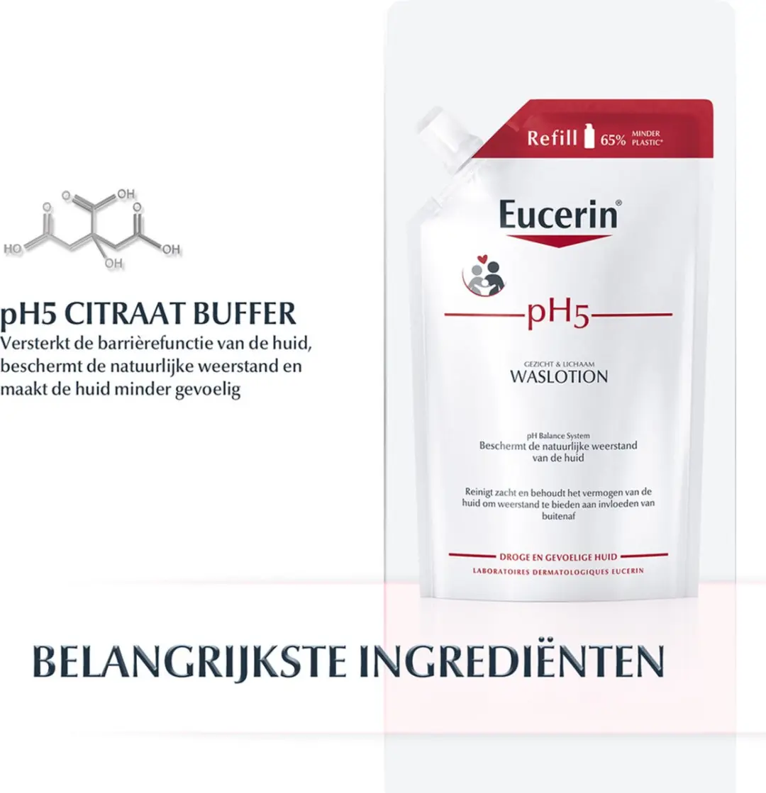 Eucerin Waslotion PH5 400ml - 3 Stuks