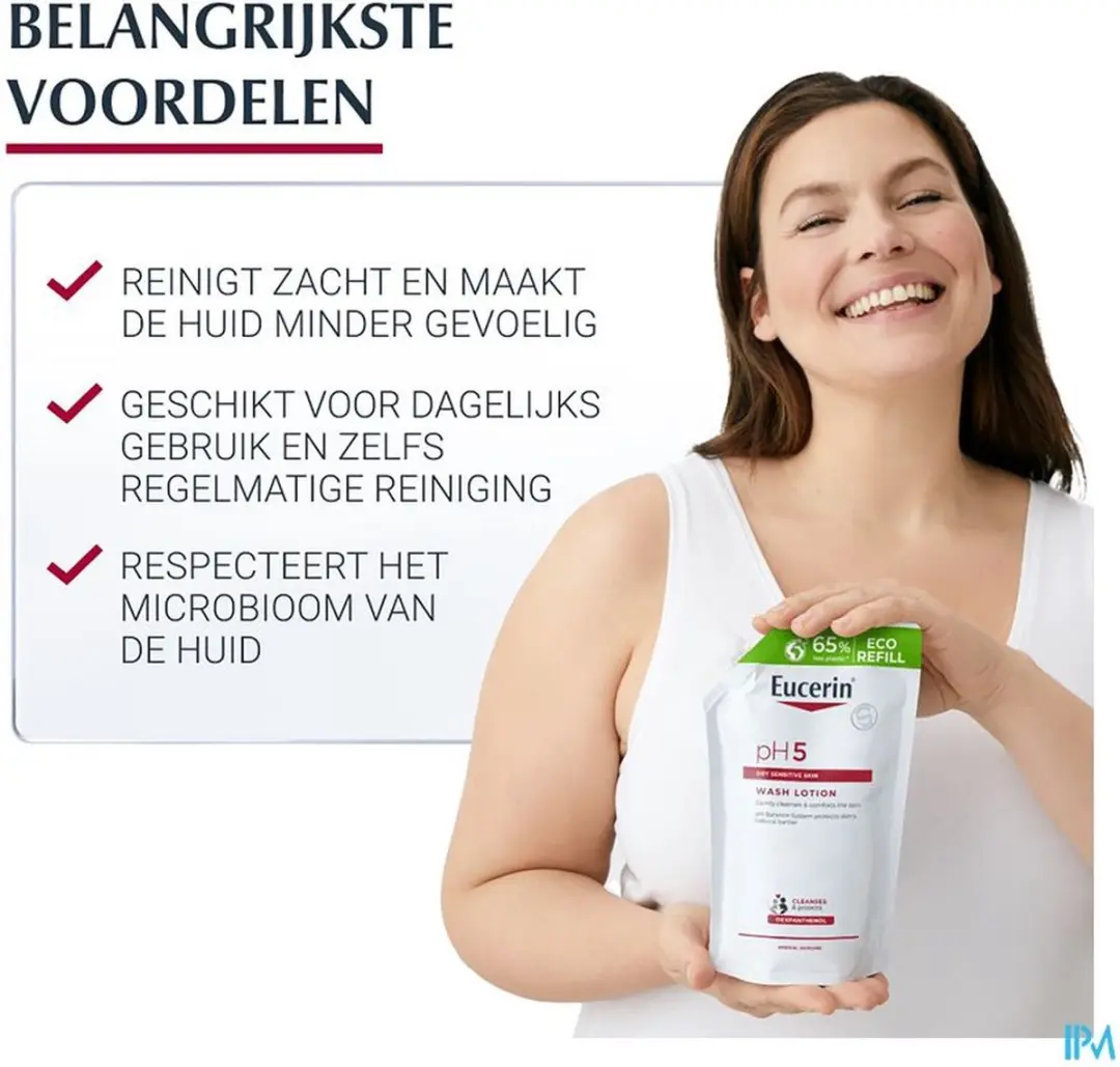 Eucerin Waslotion PH5 400ml - 3 Stuks