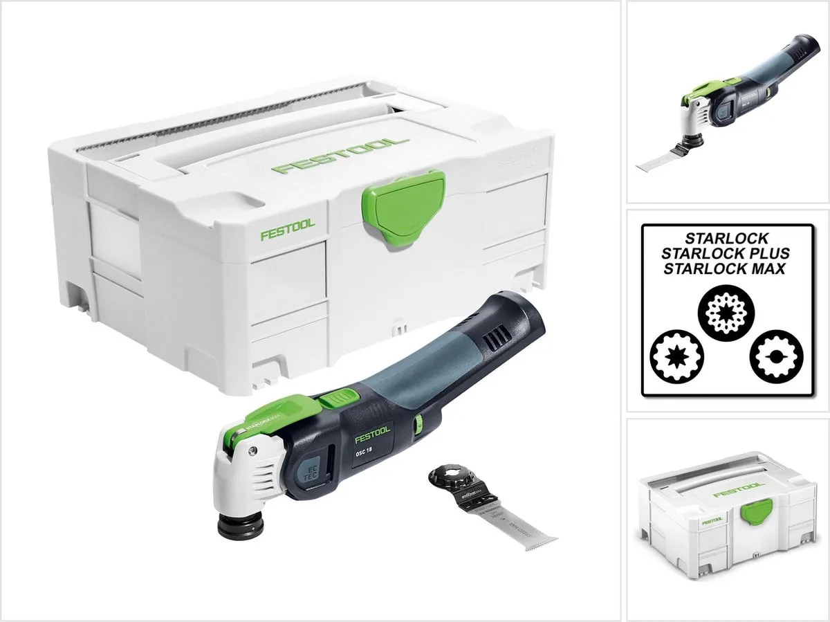 Festool OSC 18 Li E-Basic Oscillerende Accu Multitool - 3.1Ah