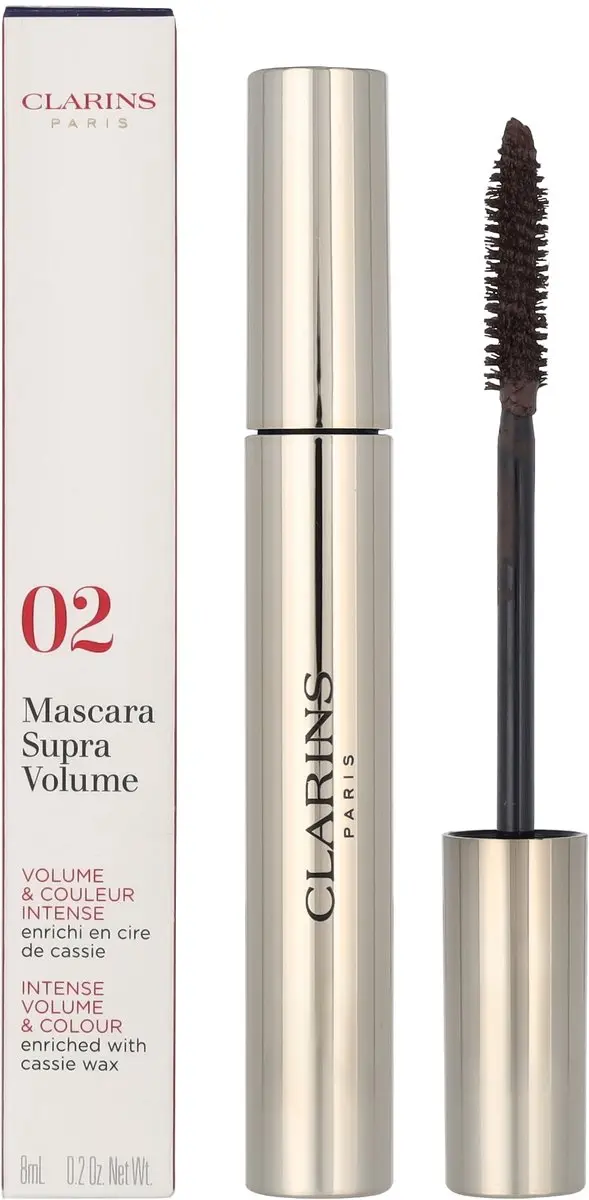 Clarins Supra Volume Mascara 02 Intense Brown - 3ml