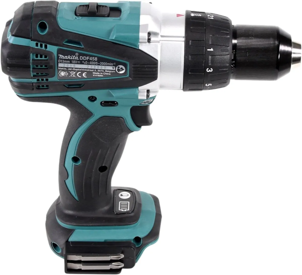 Makita DDF458Z Accuboormachine 18V - 91Nm - 21 standen - afbeelding 3 van 6